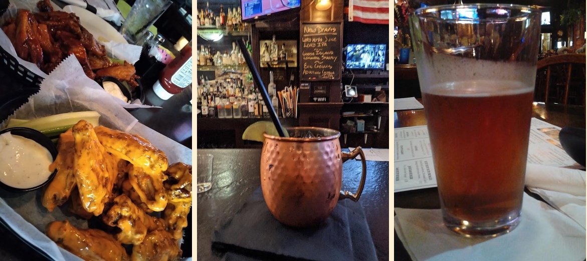 The Downtown Lounge Bar and Restaurant Menu